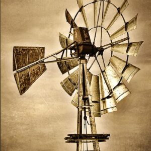 Cimarron River Windmill Coyle, OK