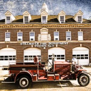 Stillwater, OK Firehouse #2 & Antique Fire Truck